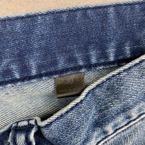 John Varvatos USA Mens Pants 30 Blue Jeans Wight Skinny Cotton Stretch 30x32 - Picture 6 of 14